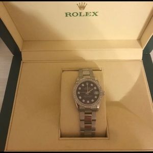 Rolex oyster diamond bezel